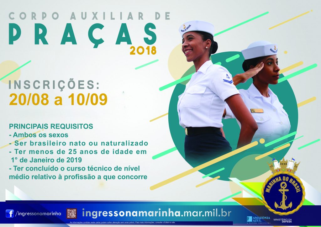 Marinha Do Brasil Abre 90 Vagas Para O Nível Médio Técnico - Tamoios News