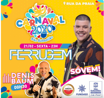 Extensa programação do Carnaval 2024 em São Sebastião promete