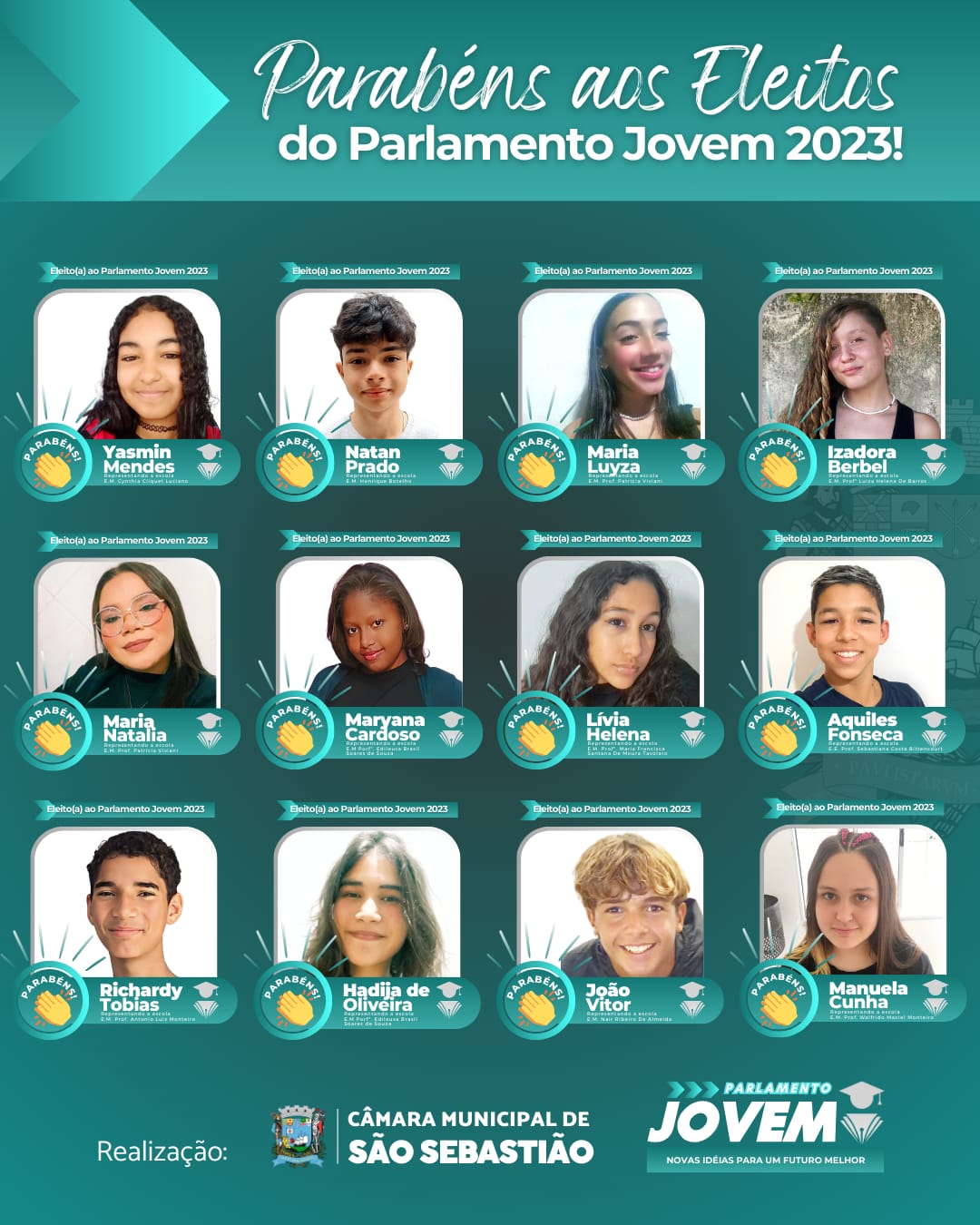 Câmara de Itabira - Presidente da Câmara faz apresentação do Parlamento  Jovem 2016